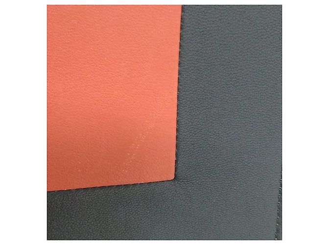 Céline Bolso de hombro de piel con cadena Celine Frame Evening Roja Azul marino - vista 14