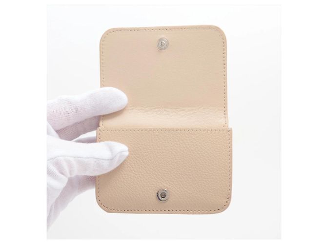 Cartera Balenciaga Everyday Cash Mini Wallet Beige - vista 3