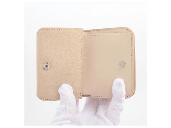 Cartera Balenciaga Everyday Cash Mini Wallet Beige - vista 4