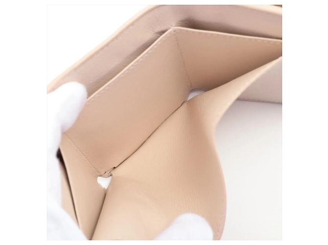 Cartera Balenciaga Everyday Cash Mini Wallet Beige - vista 6