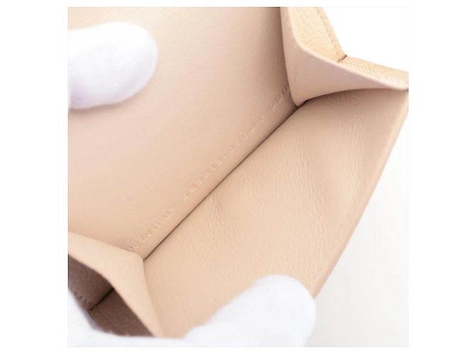 Cartera Balenciaga Everyday Cash Mini Wallet Beige - vista 7