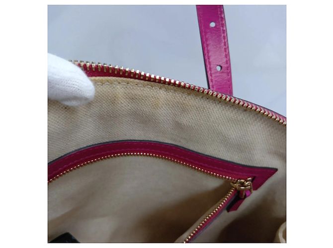 Bolso Gucci Nice Micro Guccissima Rosa - vista 12