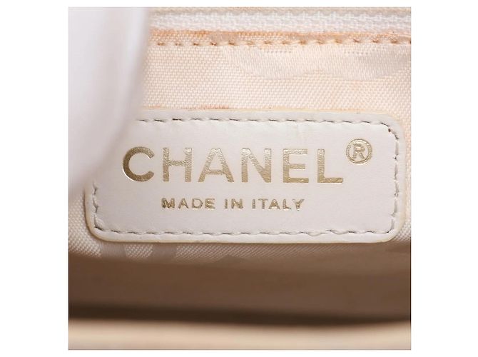 Borsa Tote/Borsa a Tracolla Chanel Camellia in pelle Beige - vista 18