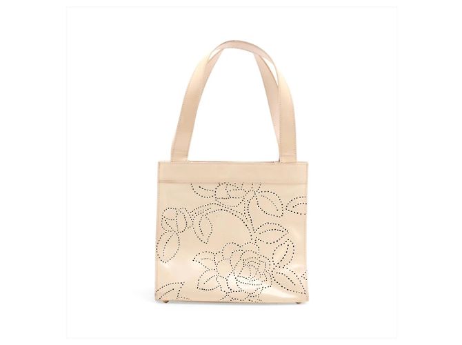 Borsa Tote/Borsa a Tracolla Chanel Camellia in pelle Beige - vista 2