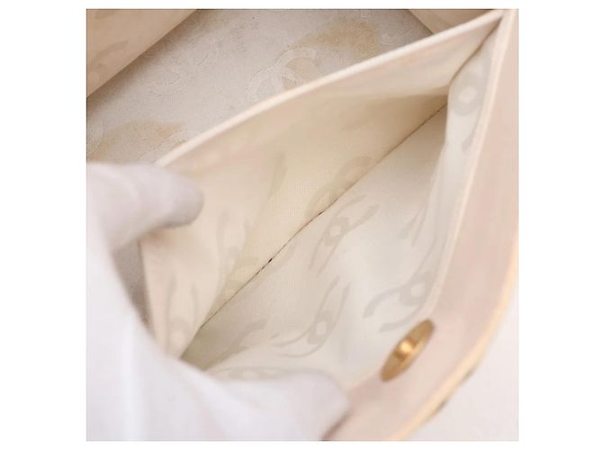 Borsa Tote/Borsa a Tracolla Chanel Camellia in pelle Beige - vista 9