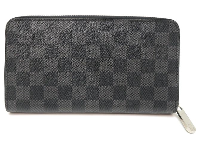 Zippy Louis Vuitton Damier Graphite Long Wallet Black - view 2