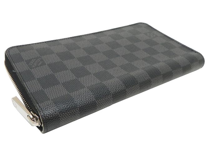 Zippy Louis Vuitton Damier Graphite Long Wallet Black - view 3
