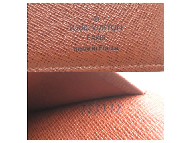 Louis Vuitton Portefeuille Brazza Portafoglio Lungo da Uomo Marrone - vista 8