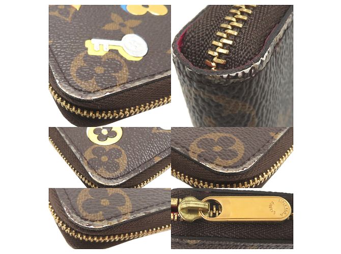 Portamonete Zippy Love Lock Monogram Louis Vuitton Marrone - vista 8