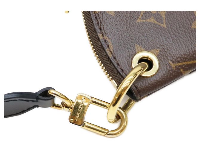 Borsa a tracolla Louis Vuitton Monogram Noir Odeon NM PM Marrone - vista 11