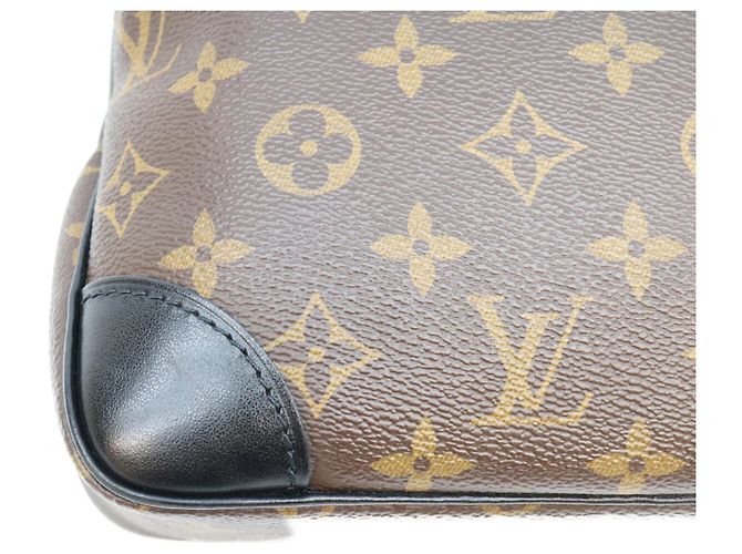 Borsa a tracolla Louis Vuitton Monogram Noir Odeon NM PM Marrone - vista 12