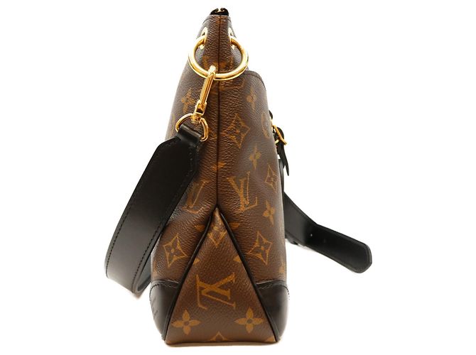 Borsa a tracolla Louis Vuitton Monogram Noir Odeon NM PM Marrone - vista 4