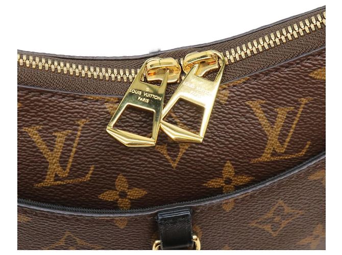 Borsa a tracolla Louis Vuitton Monogram Noir Odeon NM PM Marrone - vista 9