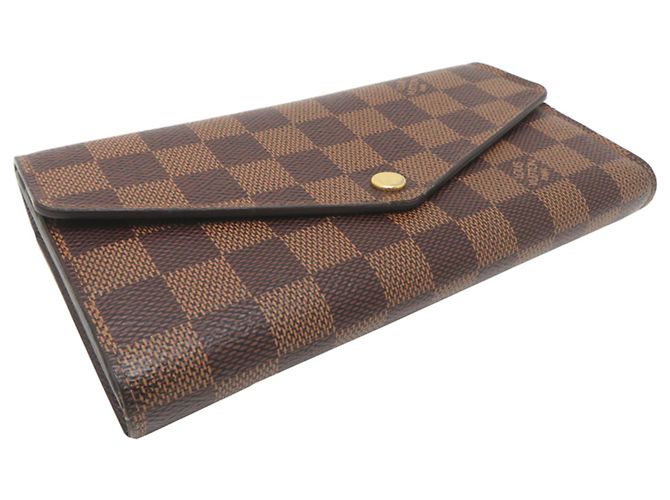 Louis Vuitton Portefeuille Sarah Long Wallet Braun Damier ebene - Ansicht 3