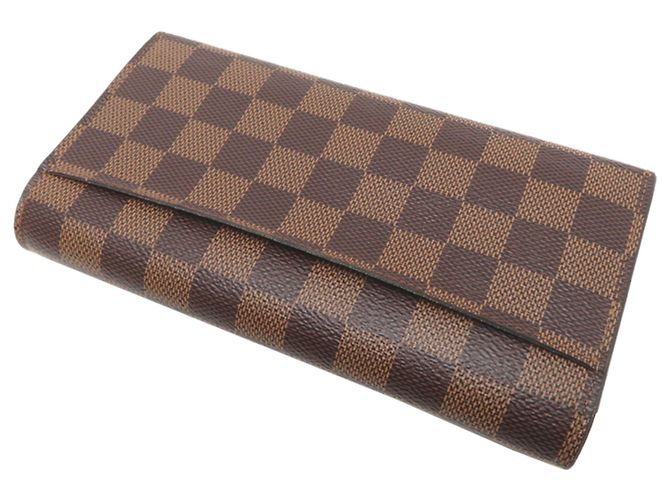 Louis Vuitton Portefeuille Sarah Long Wallet Braun Damier ebene - Ansicht 4