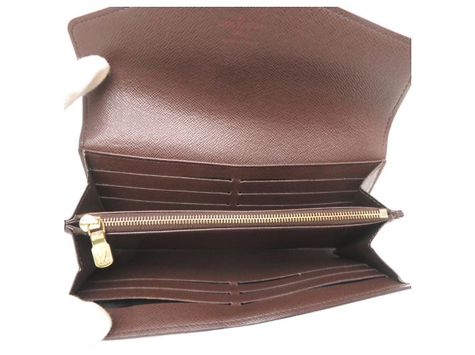 Louis Vuitton Portefeuille Sarah Long Wallet Braun Damier ebene - Ansicht 6