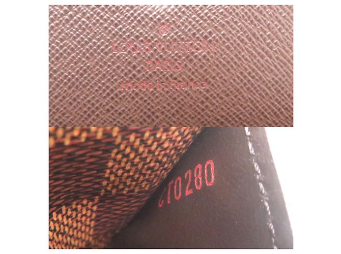 Louis Vuitton Portefeuille Sarah Long Wallet Braun Damier ebene - Ansicht 8