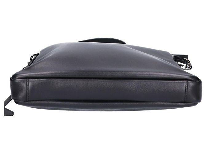 Borsa a tracolla Valentino in pelle di agnello nera Nero - vista 10
