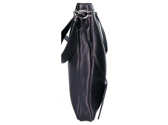 Borsa a tracolla Valentino in pelle di agnello nera Nero - vista 4