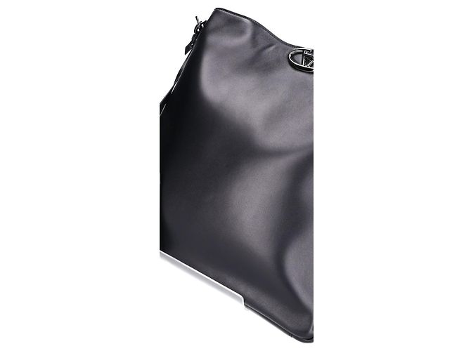 Borsa a tracolla Valentino in pelle di agnello nera Nero - vista 9