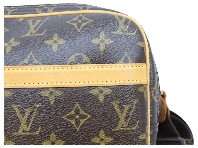 Borsa a tracolla LOUIS VUITTON Monogram Reporter PM Marrone - vista 11