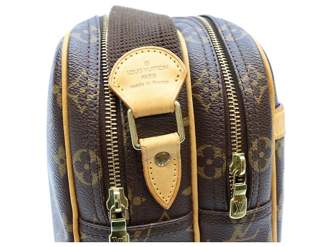 Borsa a tracolla LOUIS VUITTON Monogram Reporter PM Marrone - vista 6