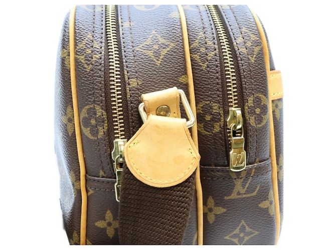 Borsa a tracolla LOUIS VUITTON Monogram Reporter PM Marrone - vista 7