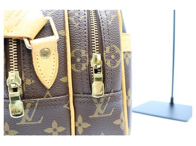 Borsa a tracolla LOUIS VUITTON Monogram Reporter PM Marrone - vista 8