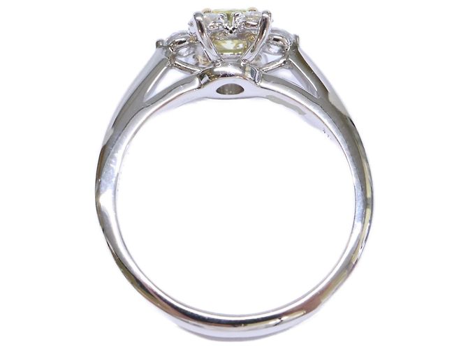 Autre Marque Tiffany & Co. Ehering aus Platin und Diamanten - Ansicht 6