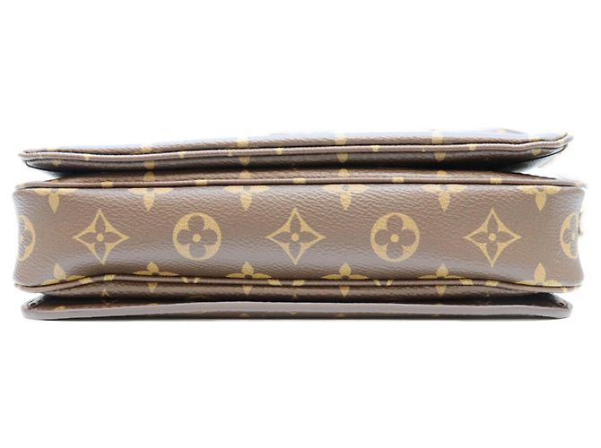 Louis Vuitton Monogram Pochette Metis MM Schultertasche Braun - Ansicht 5