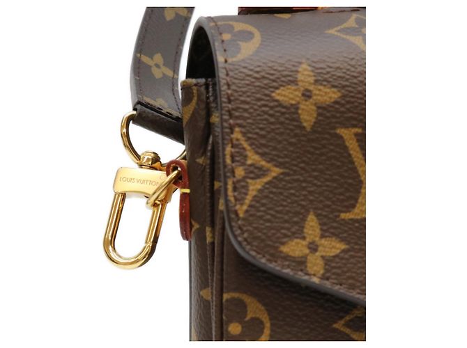Louis Vuitton Monogram Pochette Metis MM Schultertasche Braun - Ansicht 6