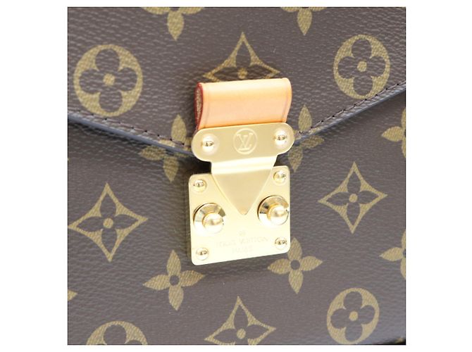 Louis Vuitton Monogram Pochette Metis MM Schultertasche Braun - Ansicht 7