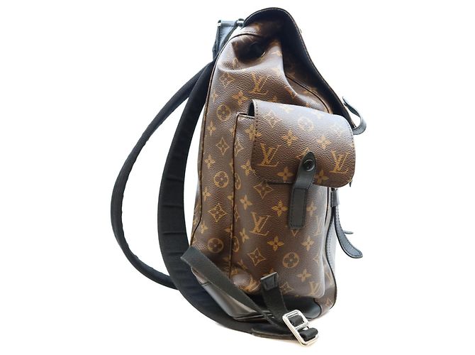 Louis Vuitton Monogram Macassar Christopher MM Backpack Brown - view 4