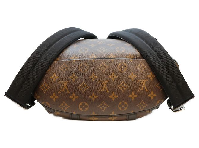 Louis Vuitton Monogram Macassar Christopher MM Backpack Brown - view 5