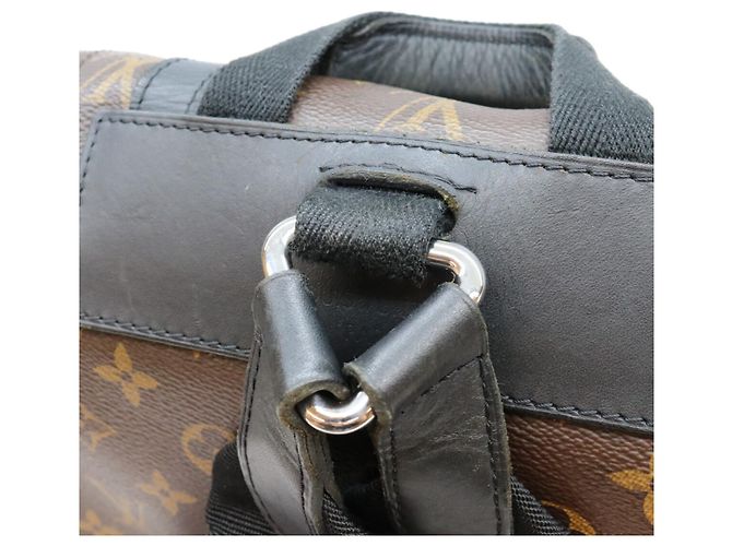 Louis Vuitton Monogram Macassar Christopher MM Backpack Brown - view 6