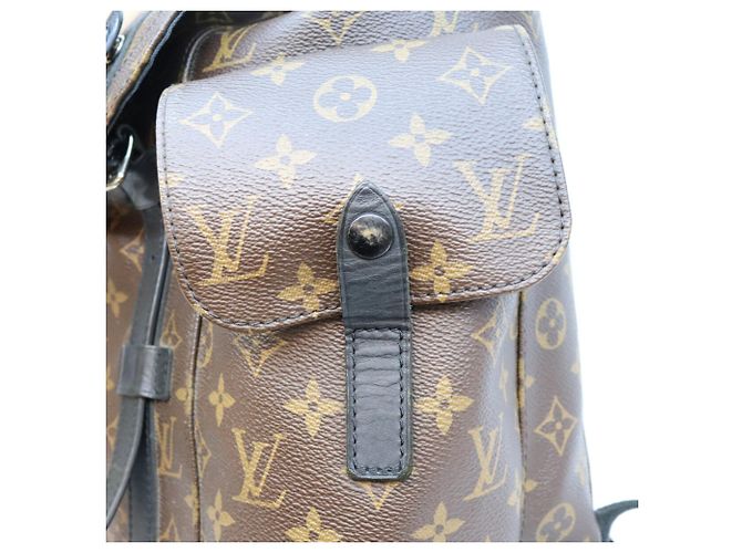 Louis Vuitton Monogram Macassar Christopher MM Backpack Brown - view 9