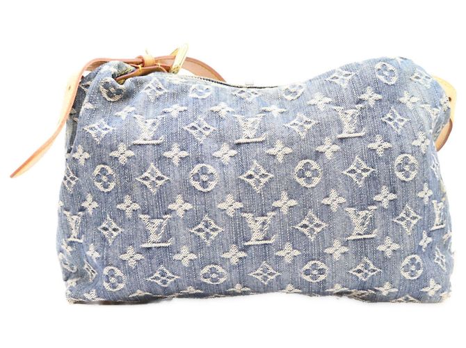 Louis Vuitton M95049 Monogram Denim Baggy PM Shoulder Bag - Ansicht 3