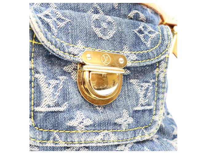 Louis Vuitton M95049 Monogram Denim Baggy PM Shoulder Bag - Ansicht 6
