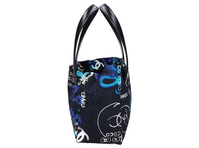 Chanel Hawaii Limited New Travel Line Tote PM Bag Black - view 2