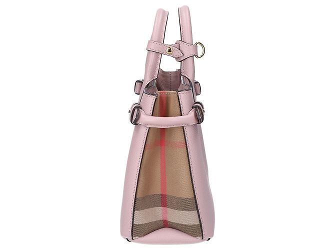Borsa a mano 2-Way Baby Banner in pelle di vitello Burberry - vista 2