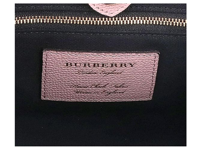 Borsa a mano 2-Way Baby Banner in pelle di vitello Burberry - vista 7