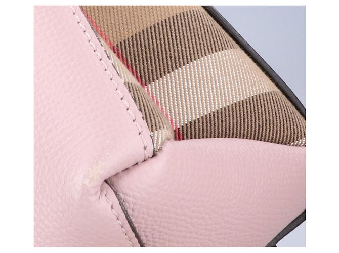 Borsa a mano 2-Way Baby Banner in pelle di vitello Burberry - vista 9