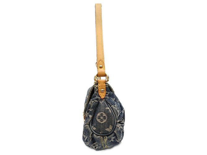Louis Vuitton Monogram Denim Mini Pleaty Schultertasche - Ansicht 4