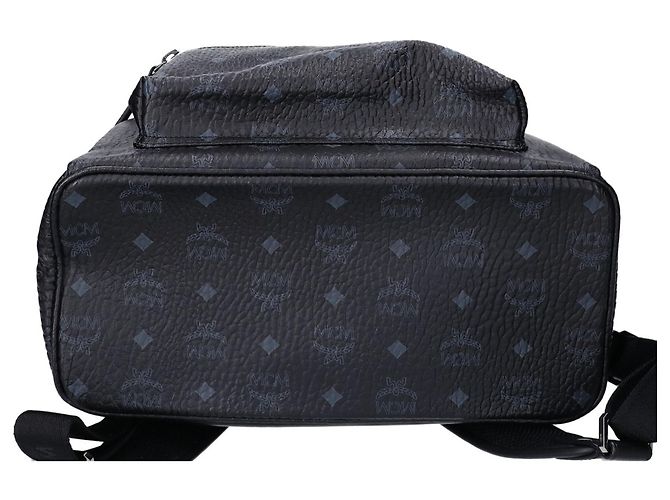 Zaino MCM Visetos con borchie laterali Nero - vista 5