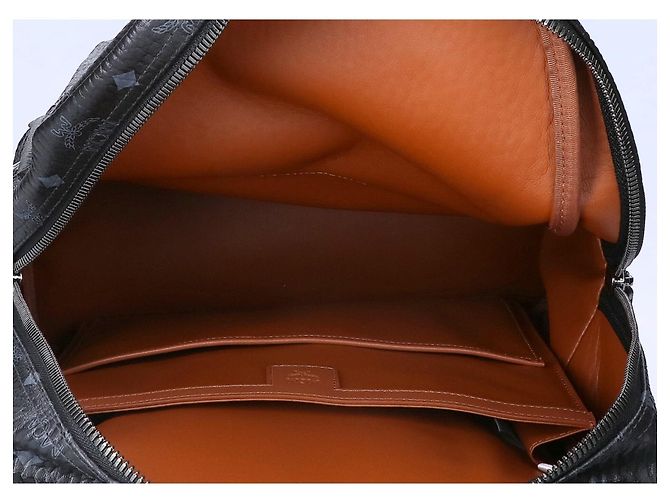 Zaino MCM Visetos con borchie laterali Nero - vista 6