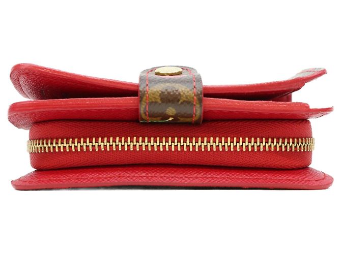 Carteira Compacta com Zíper Louis Vuitton Monogram Cherry Marrom Vermelho - vista 3