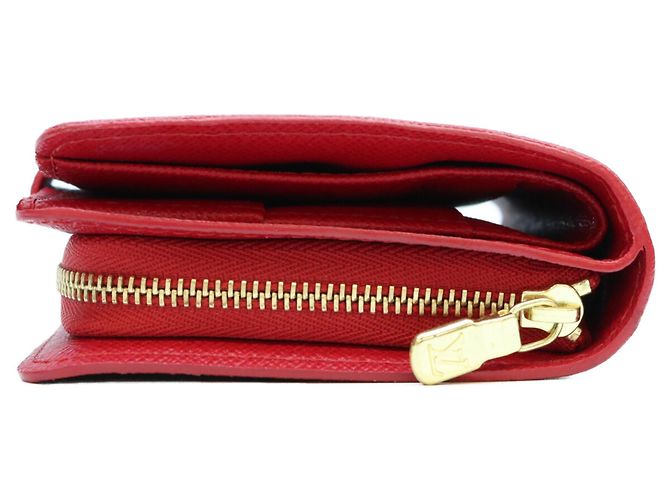 Carteira Compacta com Zíper Louis Vuitton Monogram Cherry Marrom Vermelho - vista 4