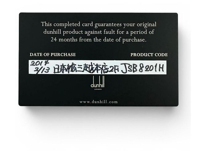 Alfred Dunhill Gemelli rotondi Dunhill JSB8201H Onyx Coin Nero Argento - vista 8