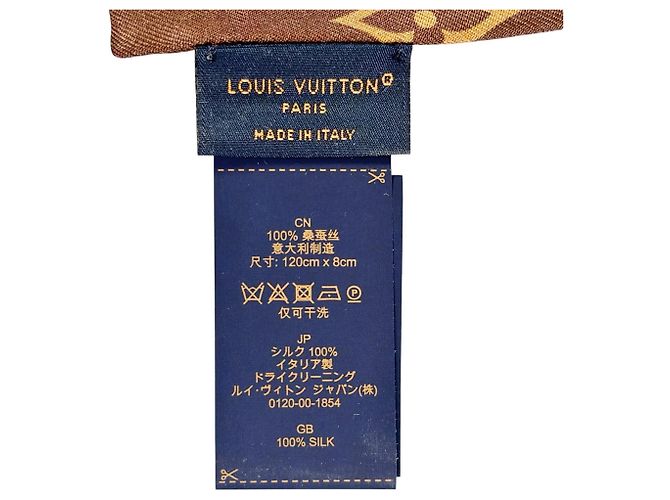 Pañuelo Louis Vuitton Bandeau Monogram Confidential - vista 11