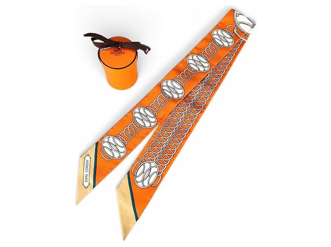 Hermès Hermes Twilly-Seidenschal mehrfarbig Mehrfarben - Ansicht 2